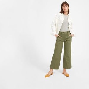Everlane Wide Leg Crop Utility Pant